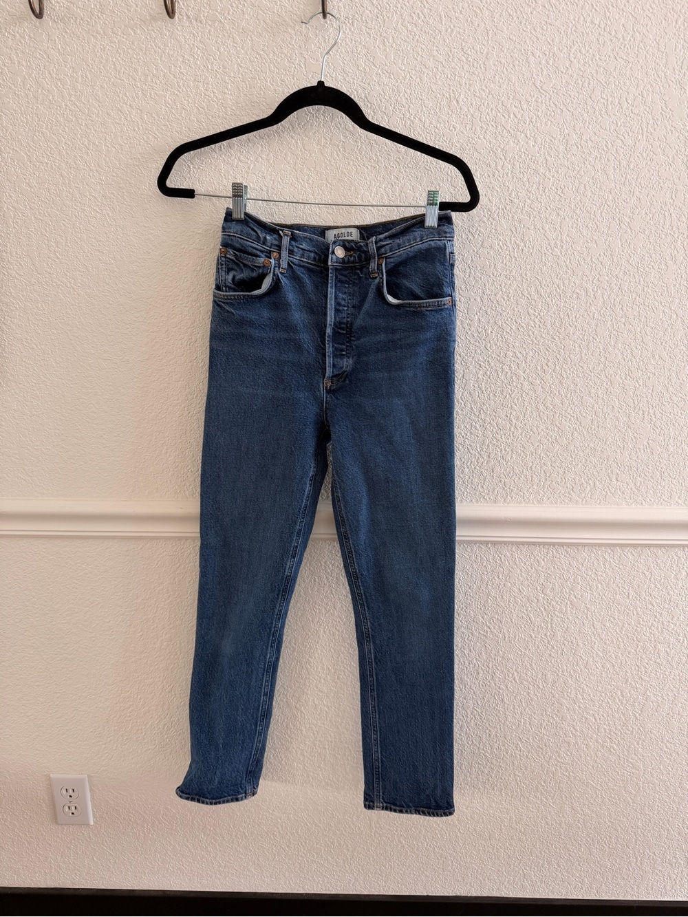 Agolde Riley Long Denim Jeans 25